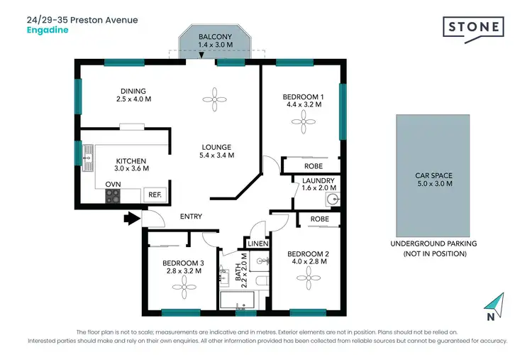 Floorplan of Homely unit listing, 24/29-35 Preston Avenue, Engadine NSW 2233