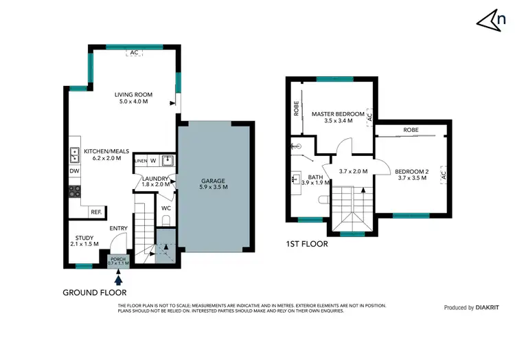 Floorplan of Homely townhouse listing, 2/115 Messmate Street, Lalor VIC 3075