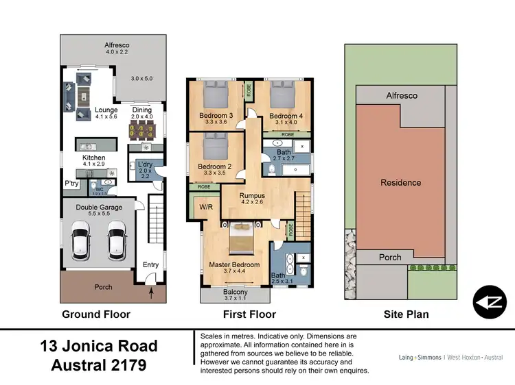 Floorplan of Homely house listing, 13 Jonica Road, Austral NSW 2179