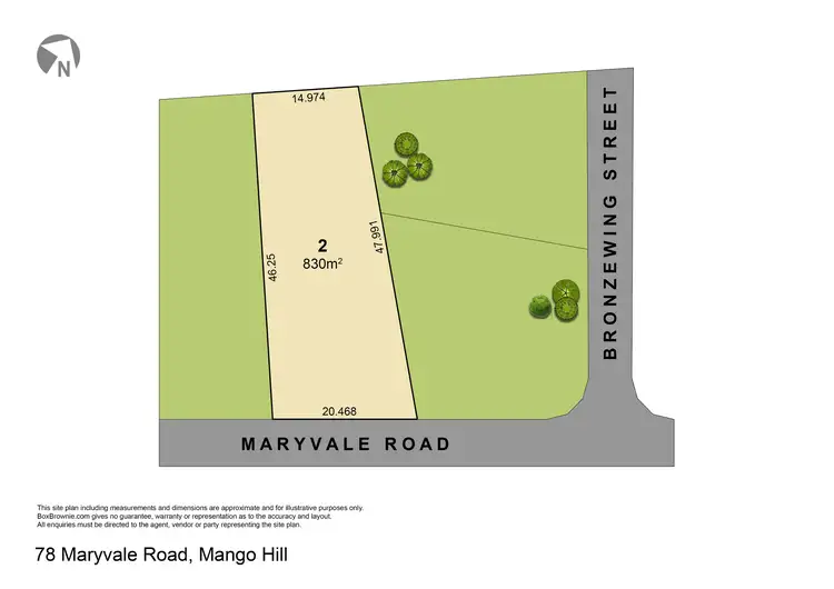 Floorplan of Homely land listing, 78 Maryvale Road, Mango Hill QLD 4509