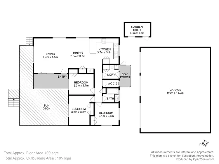 Floorplan of Homely house listing, 320 Blowhole Road, Eaglehawk Neck TAS 7179