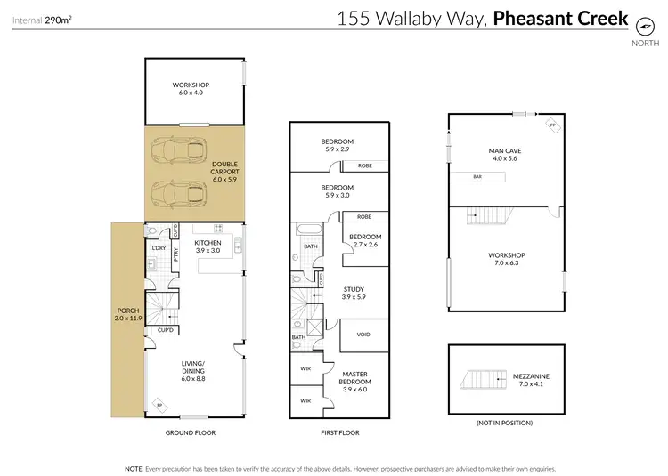 Floorplan of Homely house listing, 155 Wallaby Way, Pheasant Creek VIC 3757