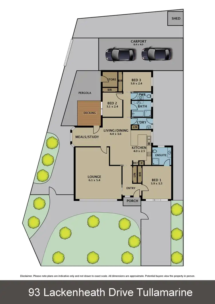 Floorplan of Homely house listing, 93 Lackenheath Drive, Tullamarine VIC 3043