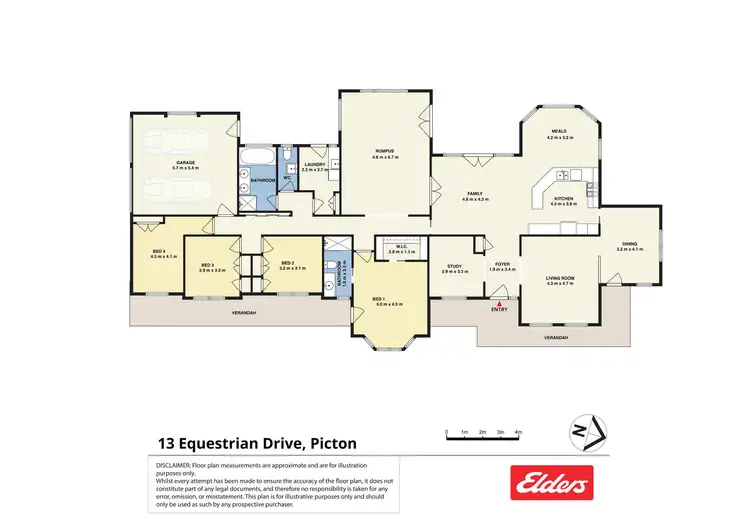 Floorplan of Homely rural property listing, 13 Equestrian Drive, Picton NSW 2571