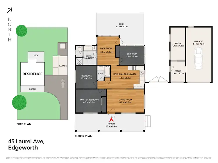 Floorplan of Homely house listing, 43 Laurel Avenue, Edgeworth NSW 2285