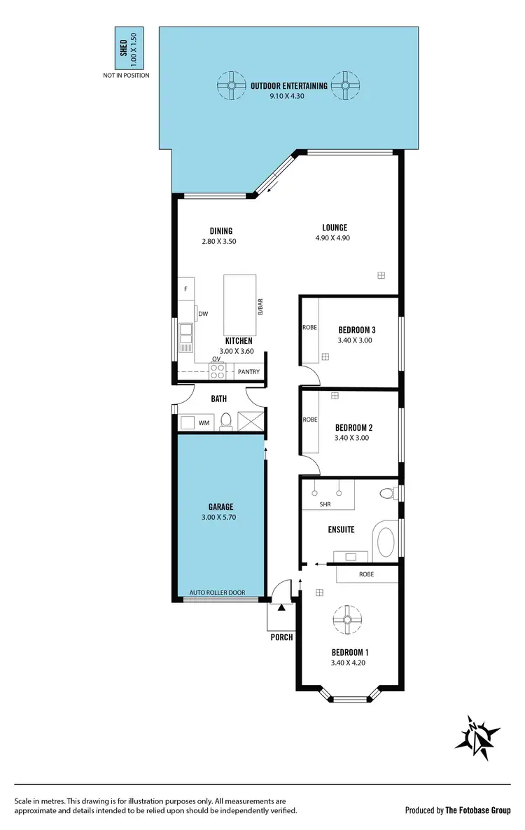 Floorplan of Homely house listing, 13 Hillview Crescent, South Brighton SA 5048
