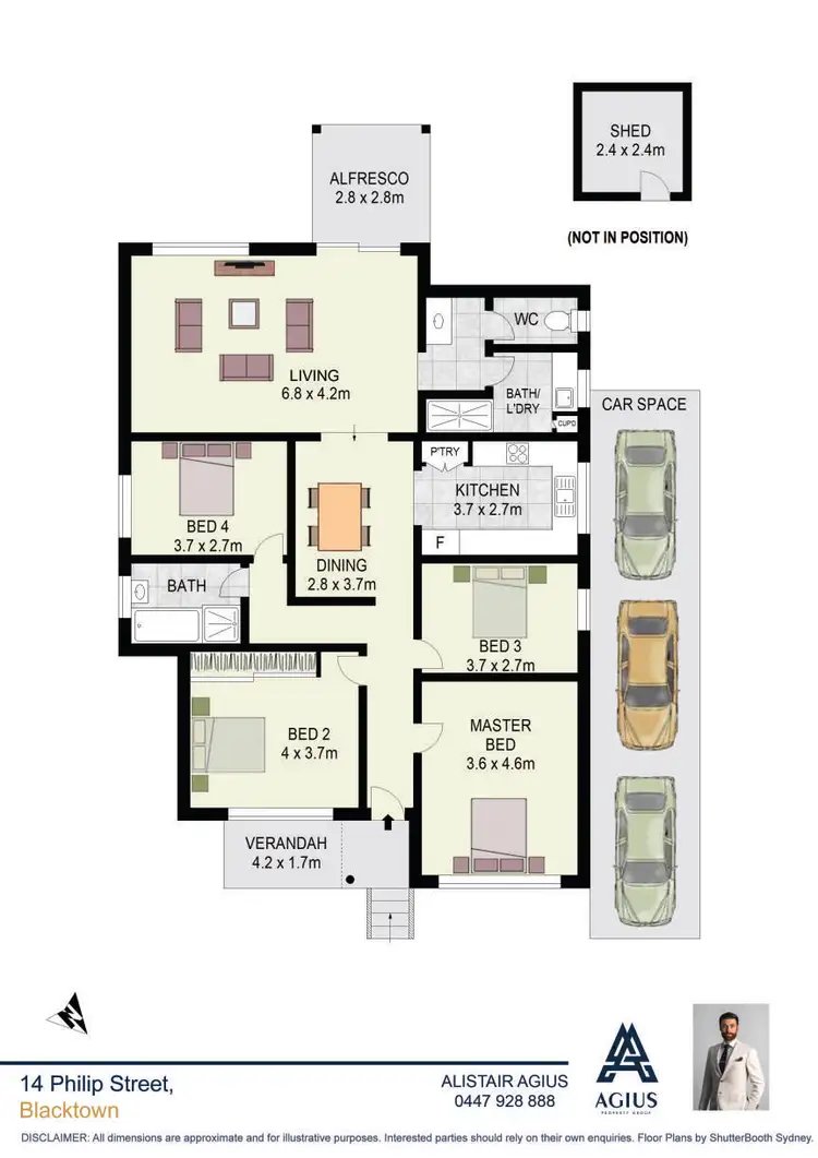 Floorplan of Homely house listing, 14 Philip Street, Blacktown NSW 2148