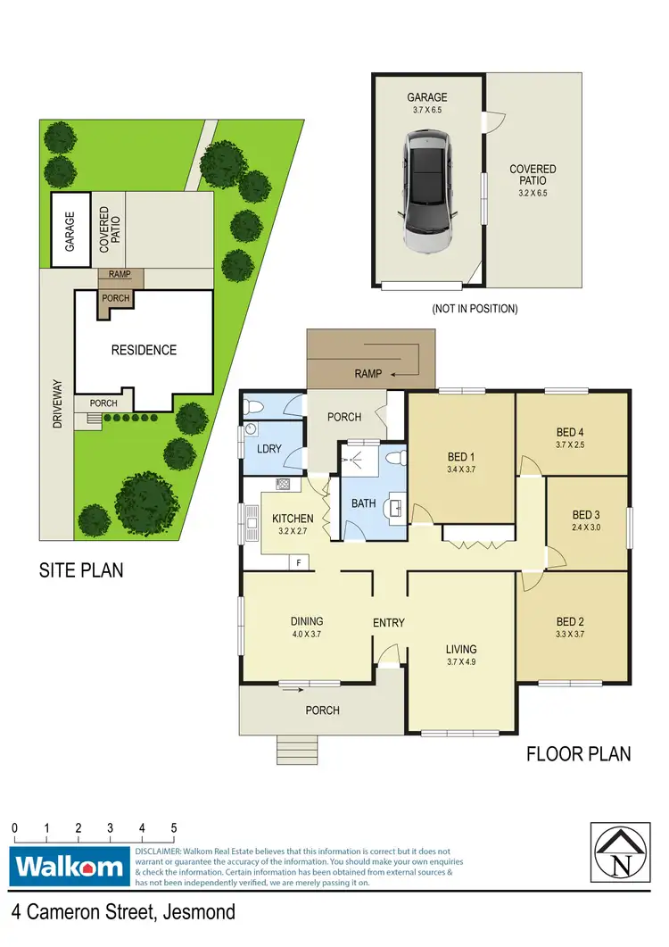 Floorplan of Homely house listing, 4 Cameron Street, Jesmond NSW 2299