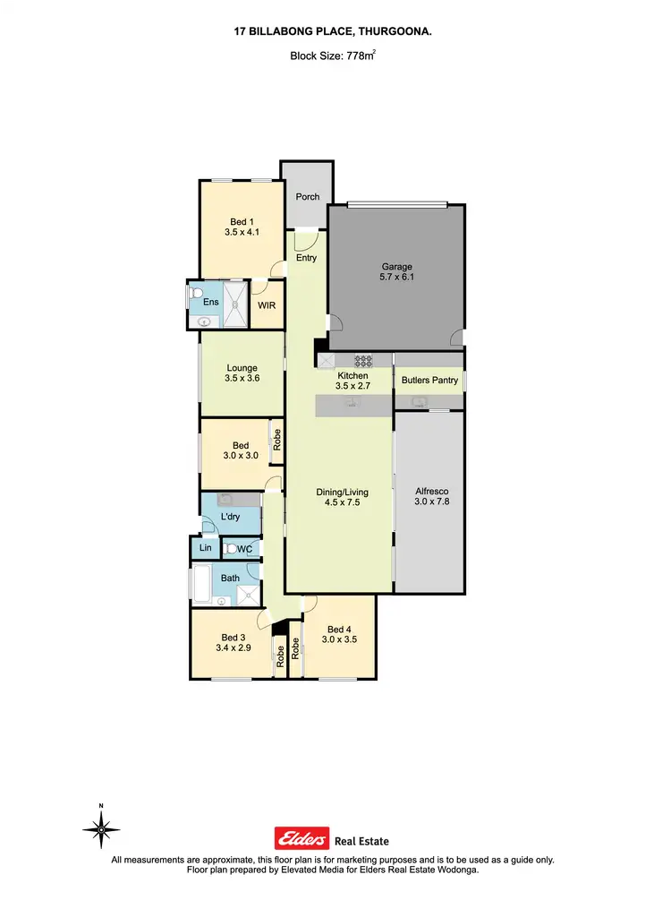 Floorplan of Homely house listing, 17 Billabong Place, Thurgoona NSW 2640