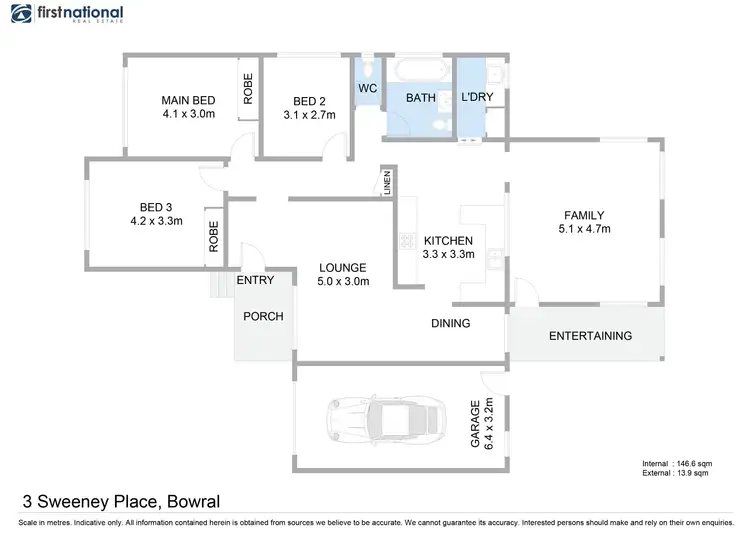 Floorplan of Homely house listing, 3 Sweeney Place, Bowral NSW 2576