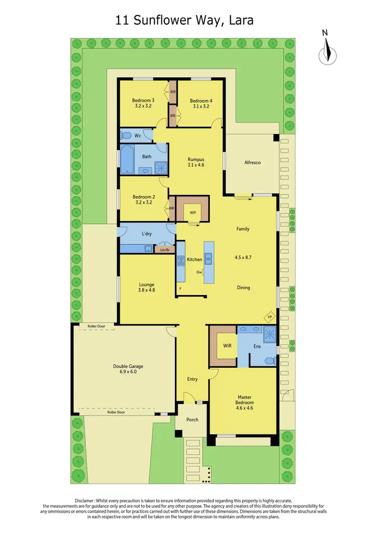 Floorplan of Homely house listing, 11 Sunflower Way, Lara VIC 3212