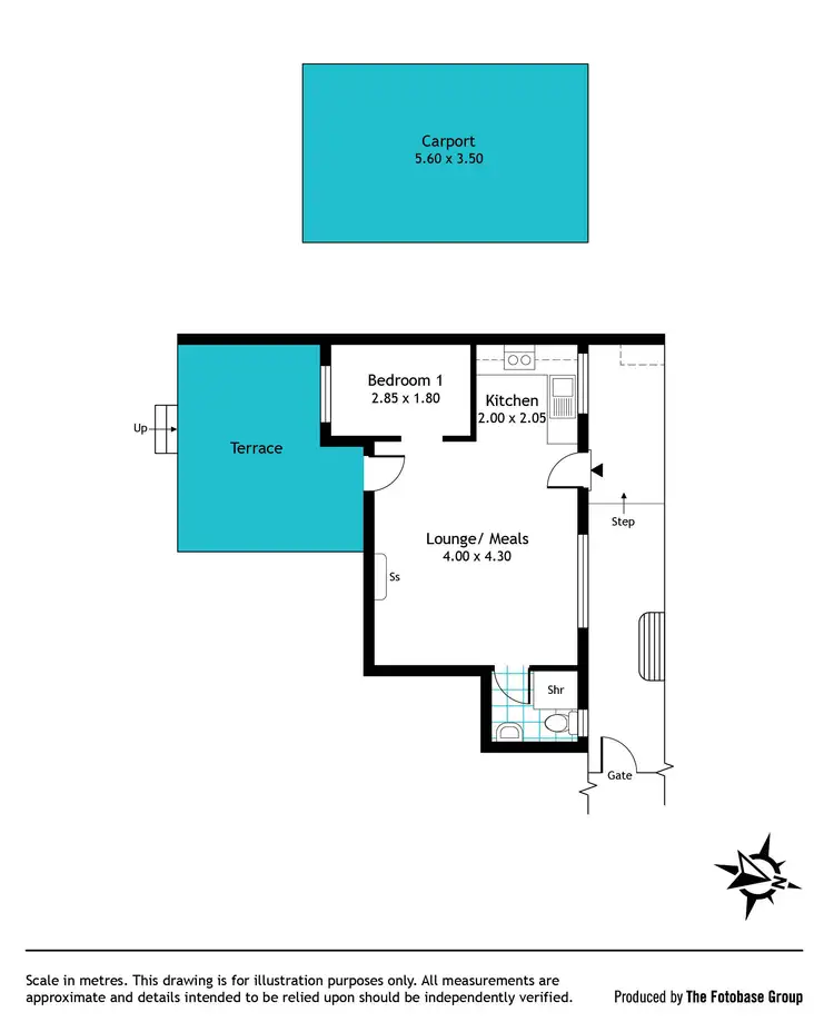 Floorplan of Homely unit listing, 5/521 Cross Road, Plympton SA 5038