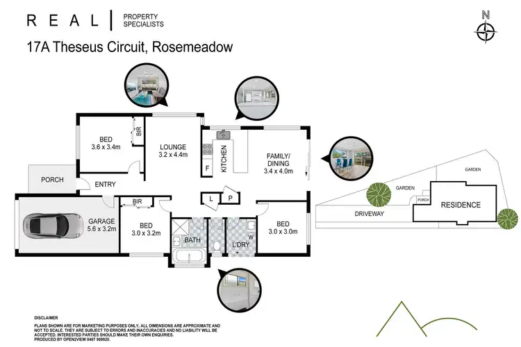 Floorplan of Homely house listing, 17A Theseus Circuit, Rosemeadow NSW 2560