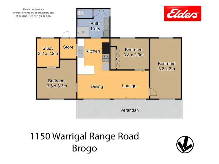 Floorplan of Homely rural property listing, 1150 Warrigal Range Road, Brogo NSW 2550
