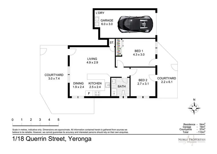 Floorplan of Homely apartment listing, 1/18 Querrin Street, Yeronga QLD 4104
