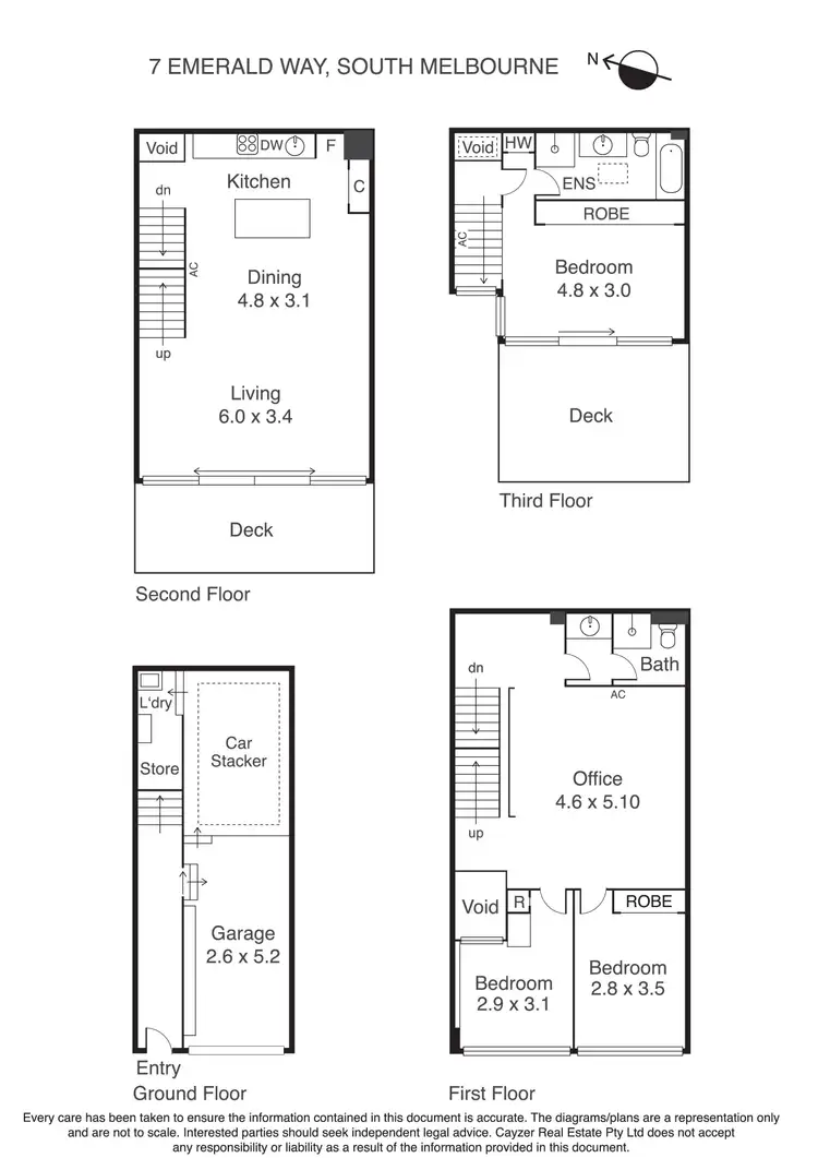 Floorplan of Homely house listing, 7 Emerald Way, South Melbourne VIC 3205