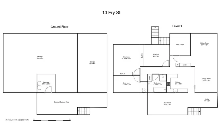 Floorplan of Homely house listing, 10 Fry Street, Grafton NSW 2460