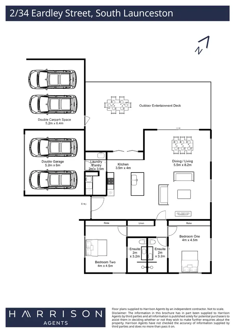 Floorplan of Homely house listing, 2/34A Eardley Street, South Launceston TAS 7249