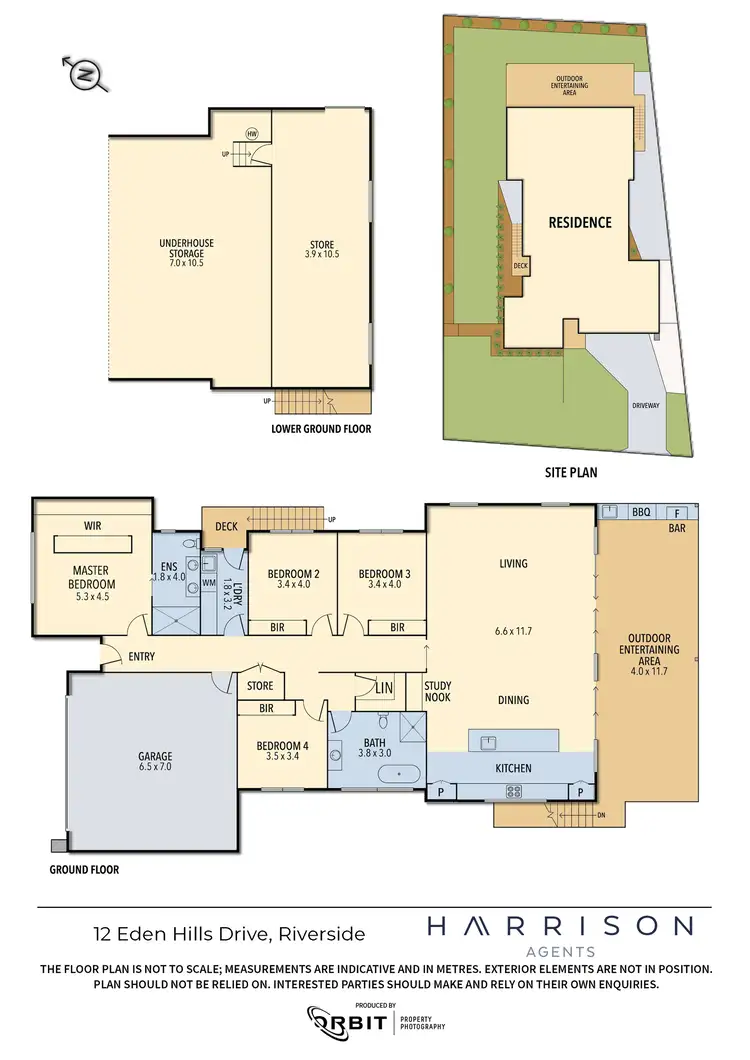 Floorplan of Homely house listing, 12 Eden Hills Drive, Riverside TAS 7250