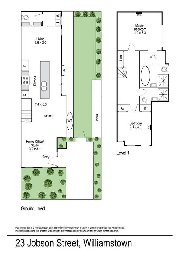 Floorplan of Homely house listing, 23 Jobson Street, Williamstown VIC 3016