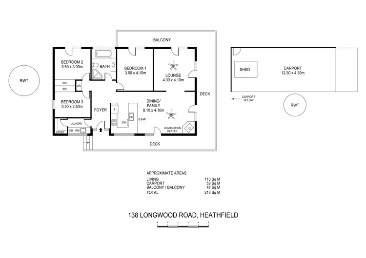 Floorplan of Homely house listing, 138 Longwood Road, Heathfield SA 5153