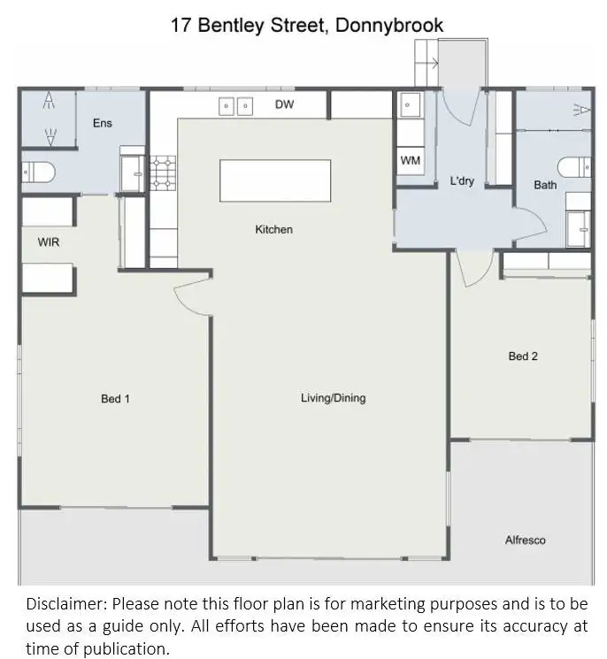 Floorplan of Homely house listing, 17 Bentley Street, Donnybrook WA 6239