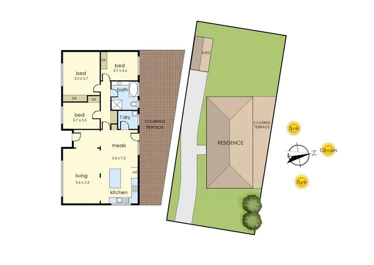 Floorplan of Homely house listing, 59 Silvertop Crescent, Frankston North VIC 3200