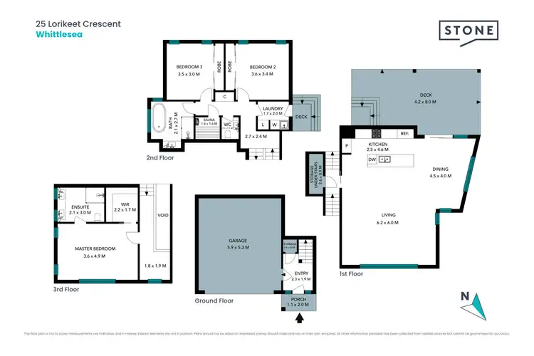 Floorplan of Homely house listing, 25 Lorikeet Crescent, Whittlesea VIC 3757