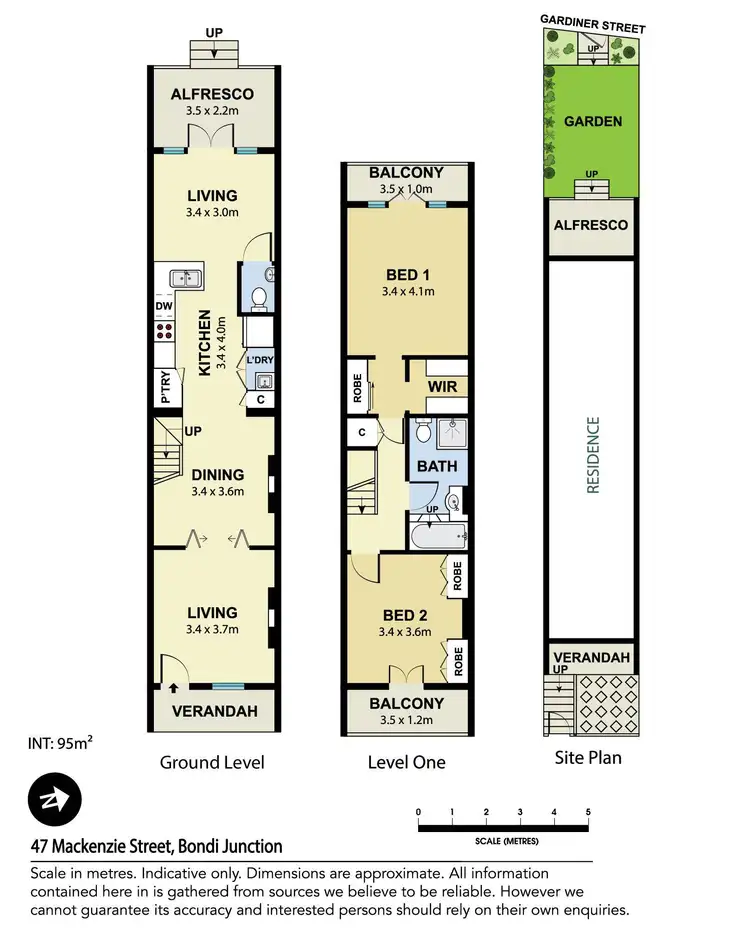 Floorplan of Homely house listing, 47 Mackenzie Street, Bondi Junction NSW 2022