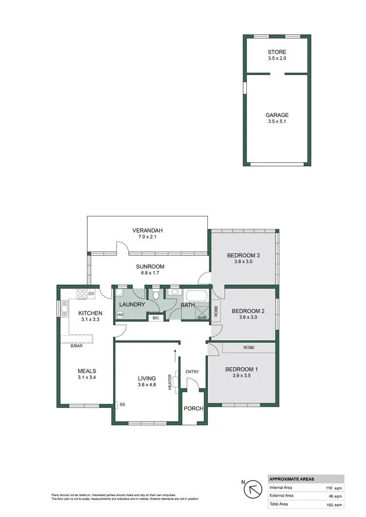 Floorplan of Homely house listing, 27 Halmon Avenue, Everard Park SA 5035