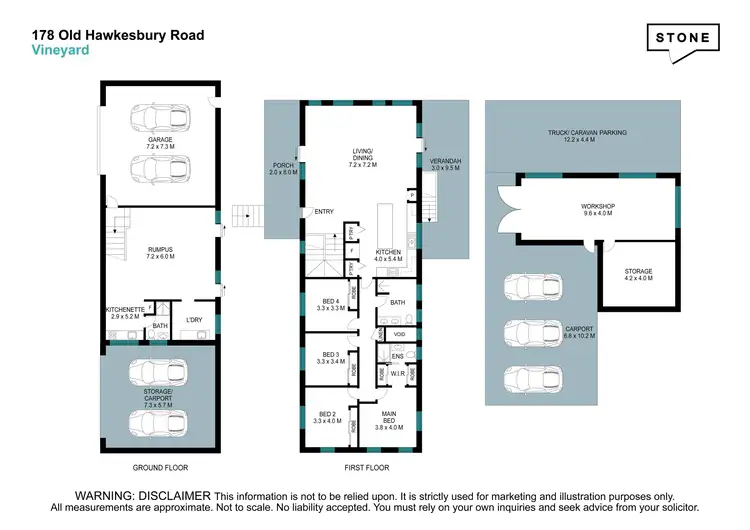 Floorplan of Homely rural property listing, 178 Old Hawkesbury Road, Vineyard NSW 2765