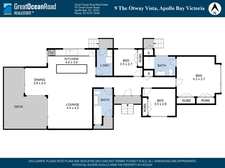 Floorplan of Homely house listing, 9 The Otway Vista, Apollo Bay VIC 3233