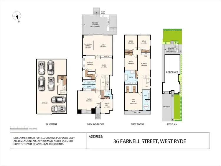 Floorplan of Homely house listing, 36A Farnell Street, West Ryde NSW 2114
