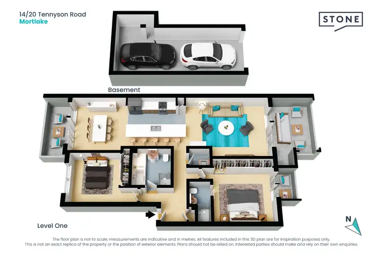 Floorplan of Homely apartment listing, 14/20-28 Tennyson Road, Mortlake NSW 2137