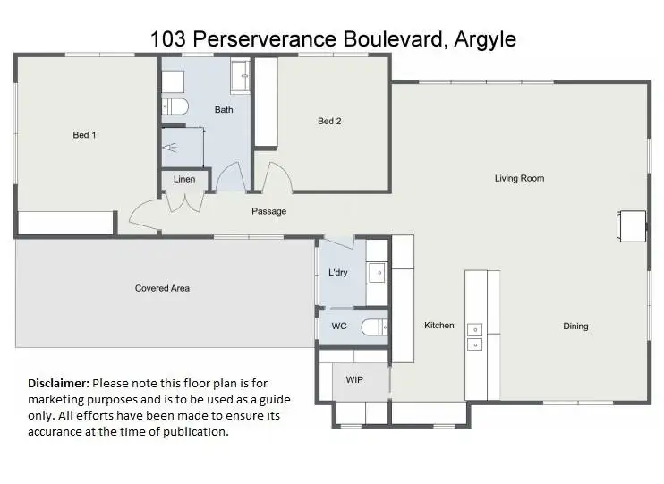 Floorplan of Homely house listing, 103 Perseverance Boulevard, Argyle WA 6239