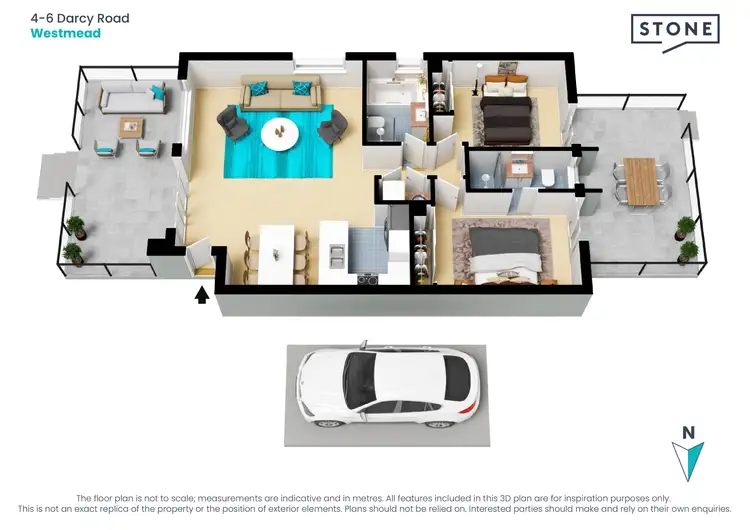 Floorplan of Homely apartment listing, 1/4-6 Darcy Road, Westmead NSW 2145