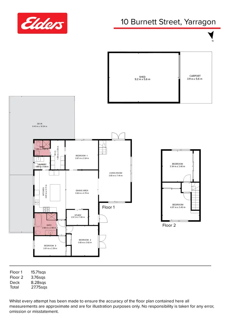 Floorplan of Homely house listing, 10 Burnett Street, Yarragon VIC 3823