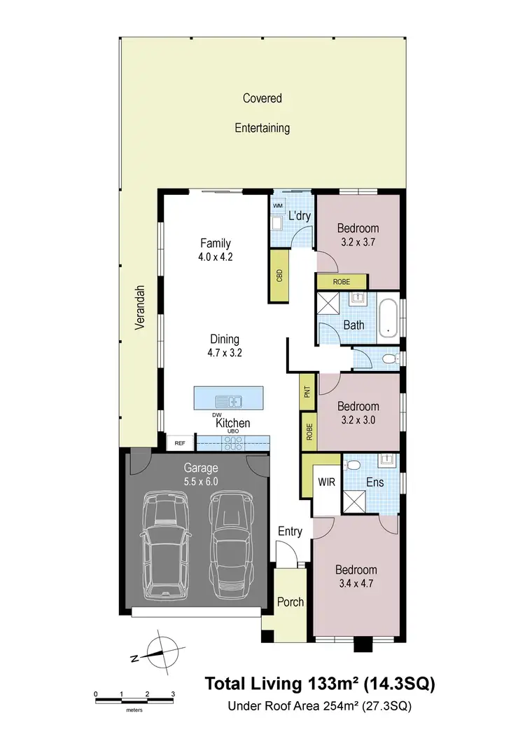 Floorplan of Homely house listing, 6 Ashdown Drive, Warragul VIC 3820