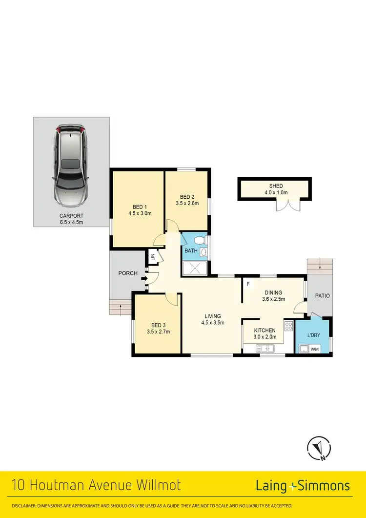 Floorplan of Homely house listing, 10 Houtman Avenue, Willmot NSW 2770
