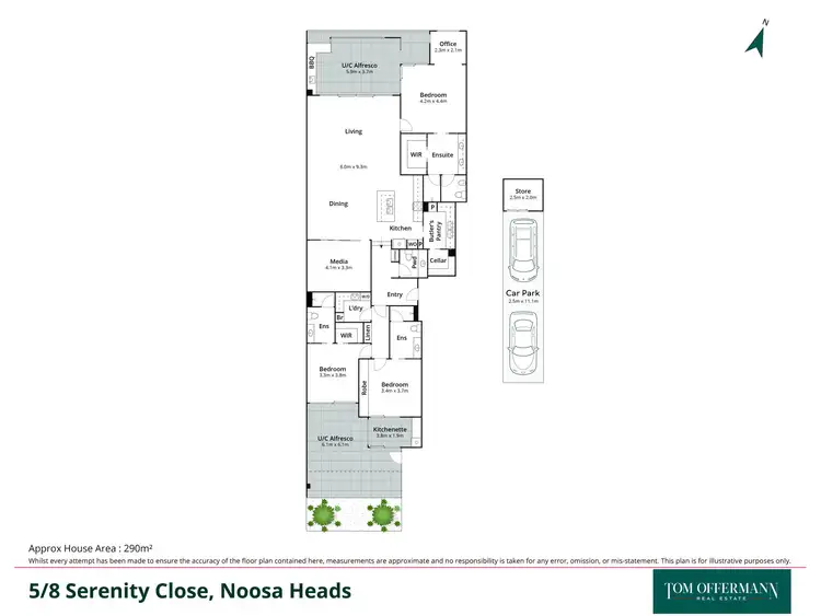 Floorplan of Homely unit listing, 5/8 Serenity Close, Noosa Heads QLD 4567