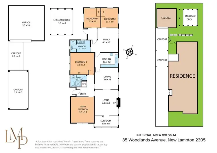 Floorplan of Homely house listing, 35 Woodlands Avenue, New Lambton NSW 2305