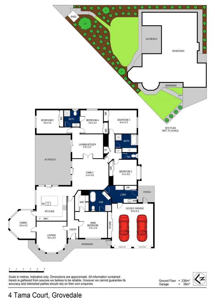 Floorplan of Homely house listing, 4 Tama Court, Grovedale VIC 3216