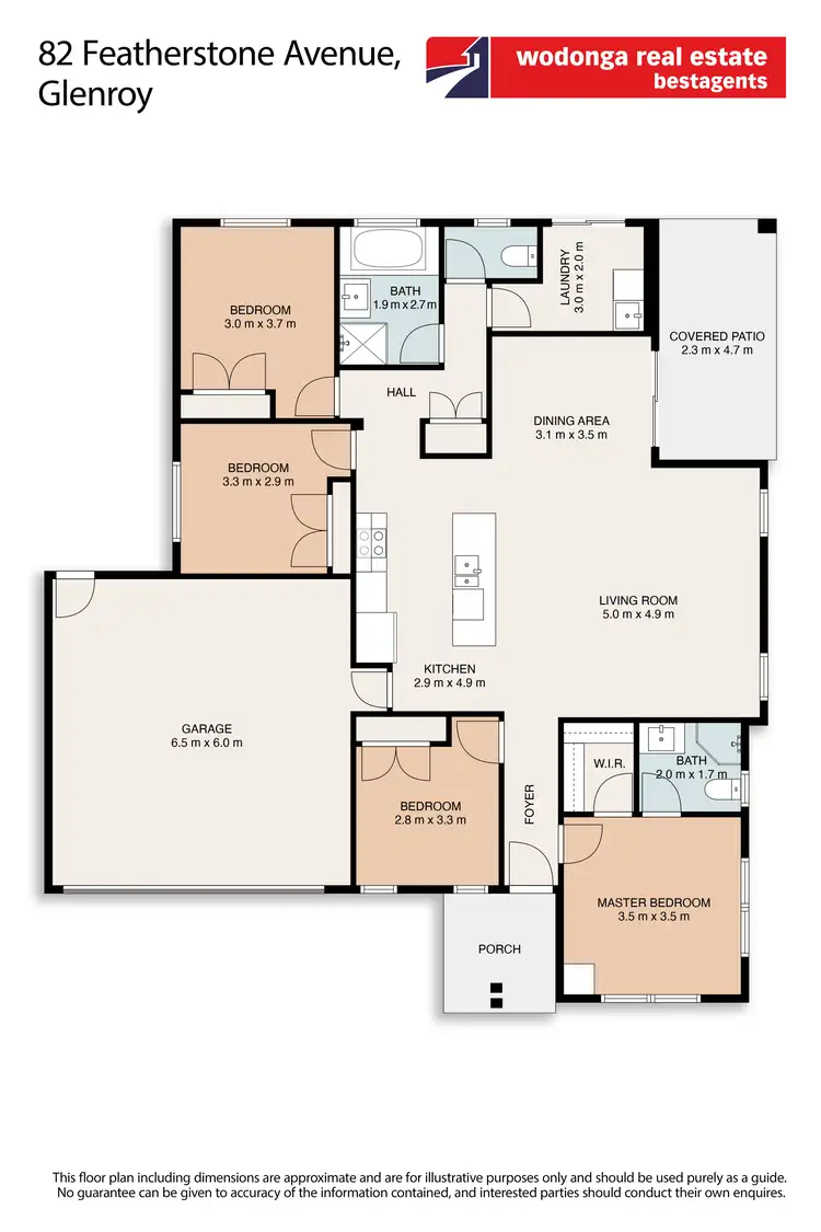 Floorplan of Homely house listing, 82 Featherstone Avenue, Glenroy NSW 2640