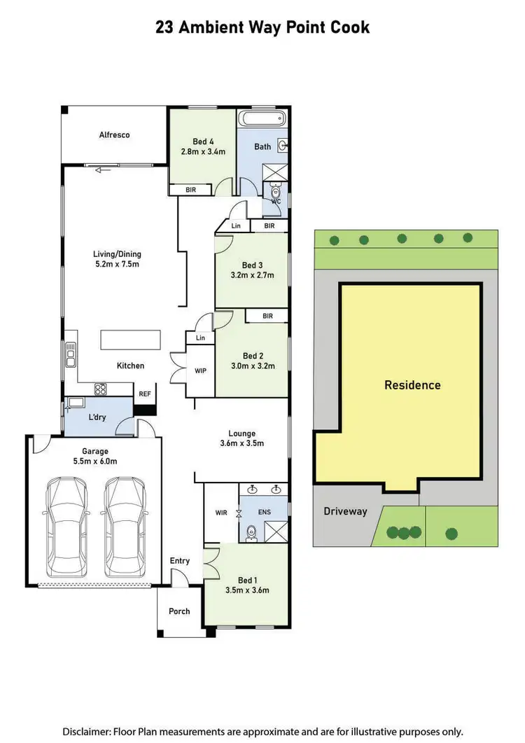 Floorplan of Homely house listing, 23 Ambient Way, Point Cook VIC 3030
