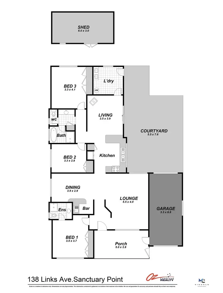 Floorplan of Homely house listing, 138 Links Avenue, Sanctuary Point NSW 2540