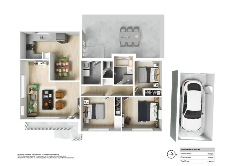 Floorplan of Homely house listing, 32 Tillegra Street, Maryland NSW 2287