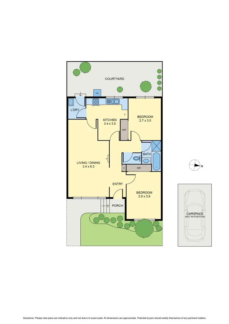 Floorplan of Homely villa listing, 9/121-125 Northumberland Road, Pascoe Vale VIC 3044