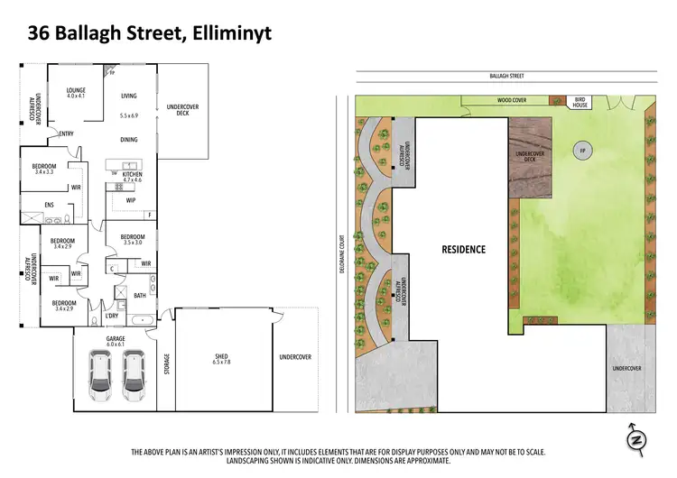 Floorplan of Homely house listing, 36 Ballagh Street, Elliminyt VIC 3250