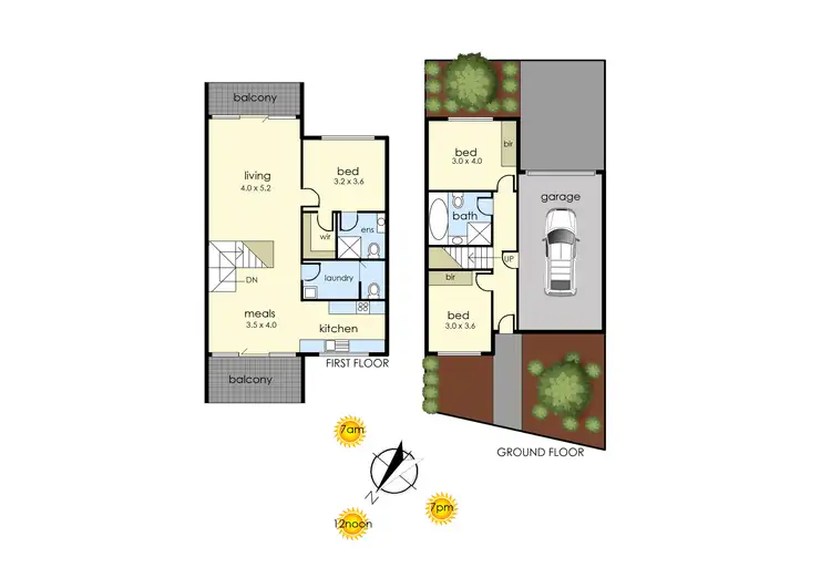 Floorplan of Homely house listing, 7 Allure Court, Frankston North VIC 3200