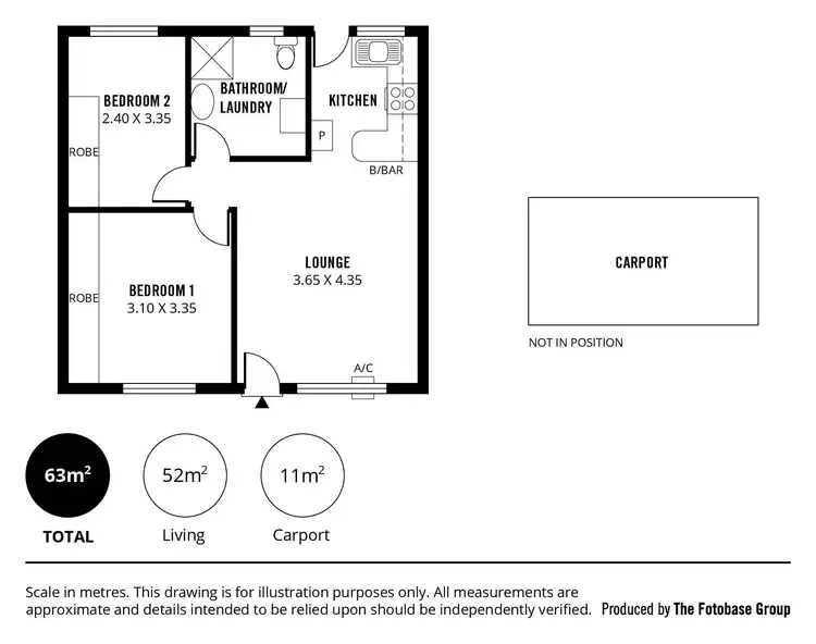 Floorplan of Homely unit listing, 2/14 Marlborough Avenue, Woodville Park SA 5011